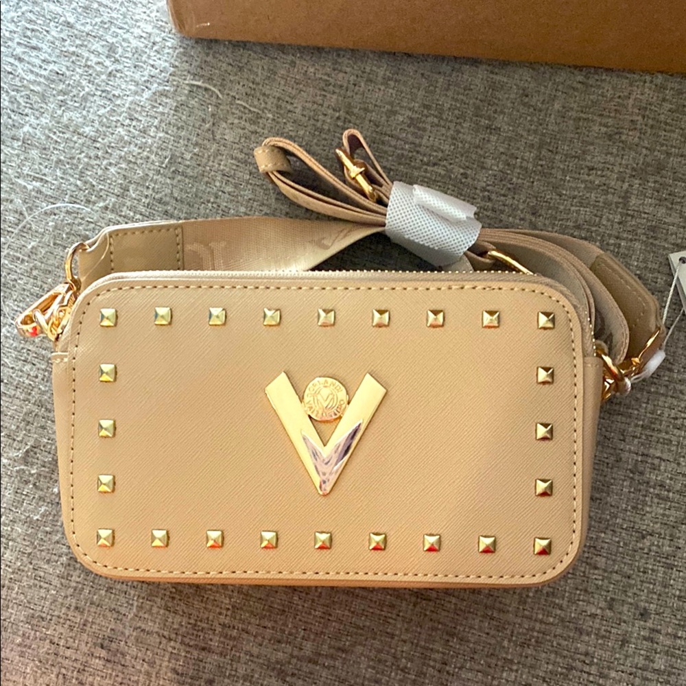 Gold Studded Crossbody Bag